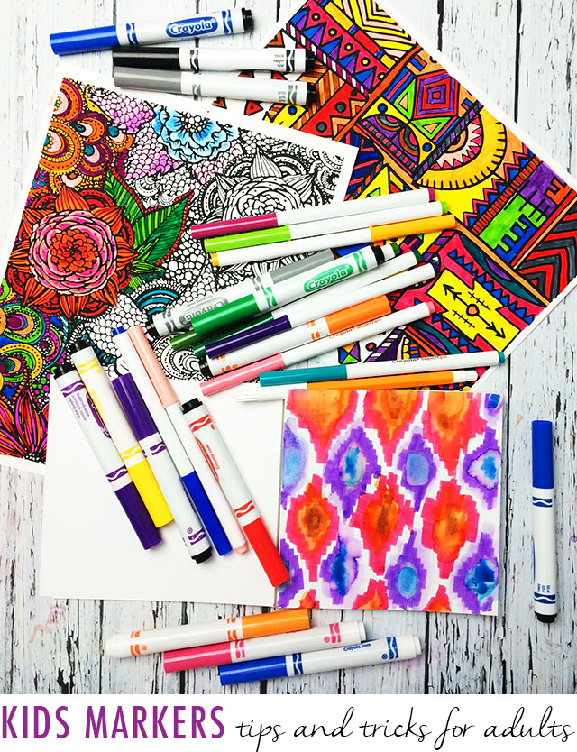 alisaburke: kids markers- tips and tricks for adults